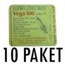 Vega 100 mg Sildenafil Cinsel Ereksiyon Hapı 10 Paket